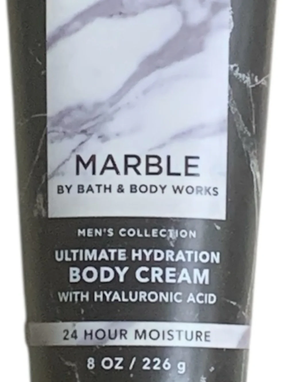 Bath Body Works MARBLE Men's Ultimate Hydration Body Cream 8oz Rare Discontinued